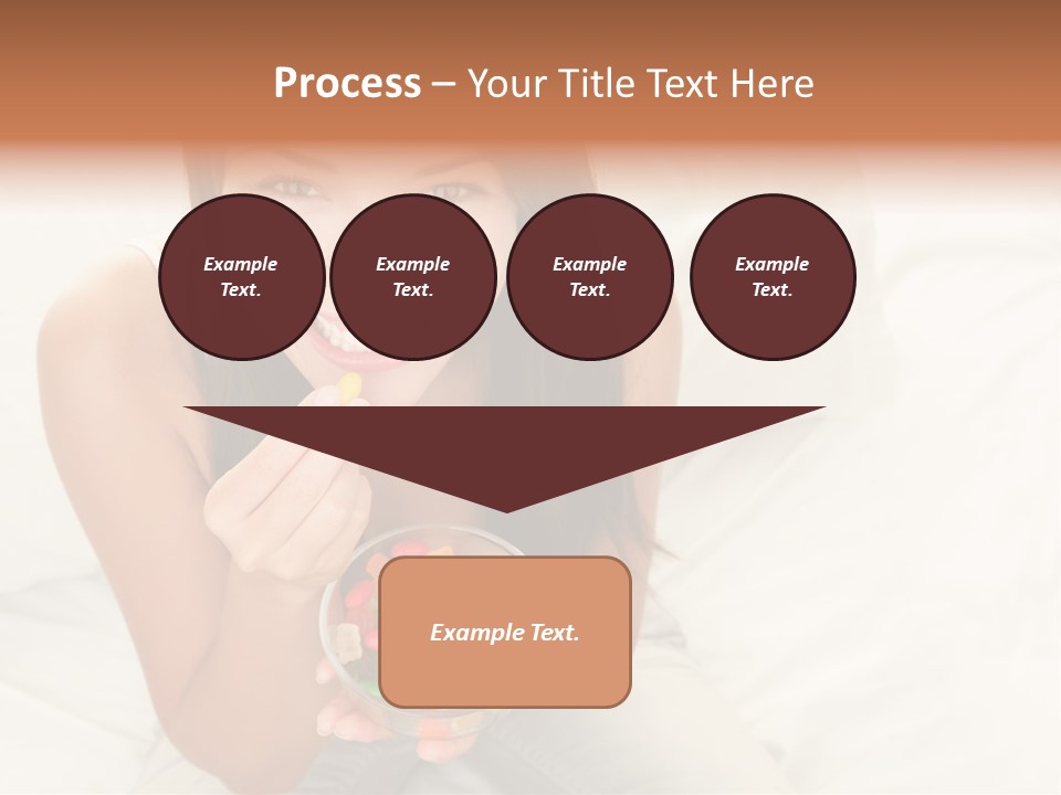 Top Candy Female PowerPoint Template