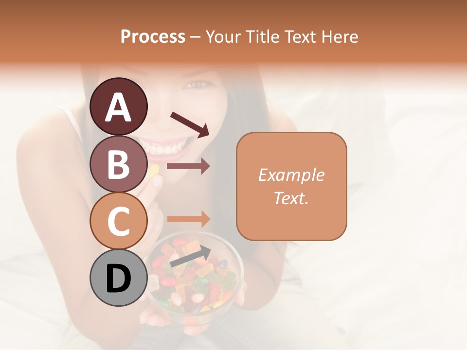 Top Candy Female PowerPoint Template