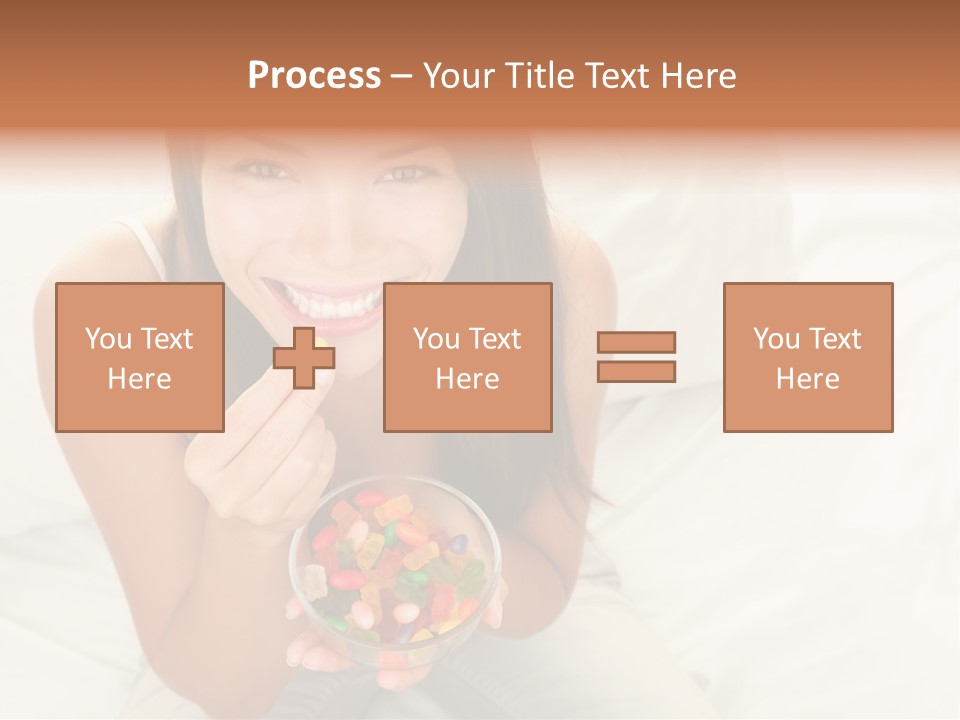 Top Candy Female PowerPoint Template