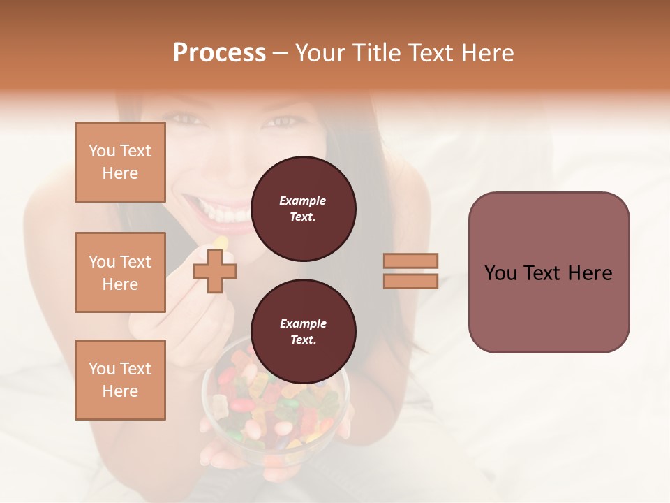 Top Candy Female PowerPoint Template