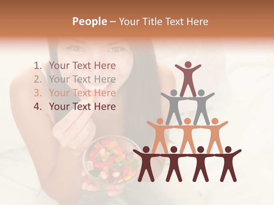 Top Candy Female PowerPoint Template