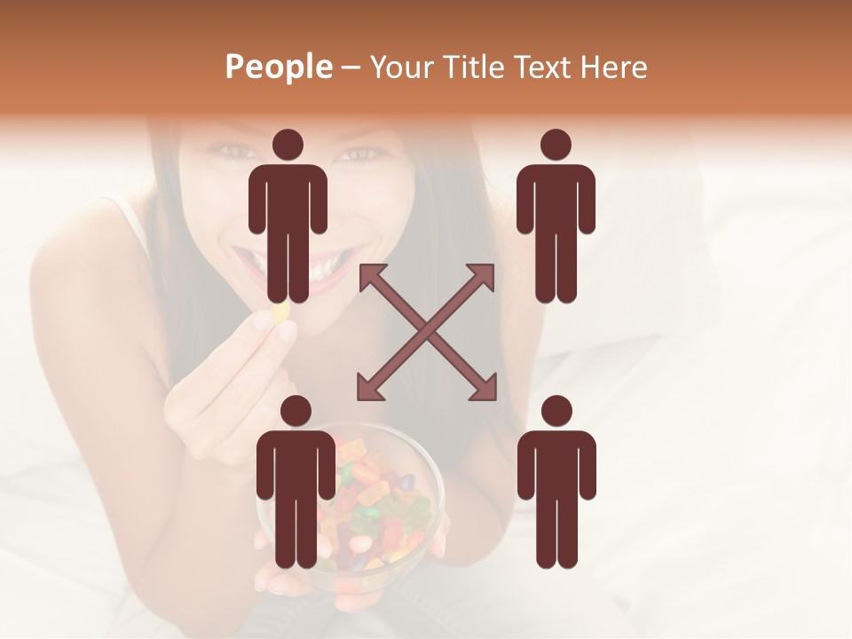 Top Candy Female PowerPoint Template