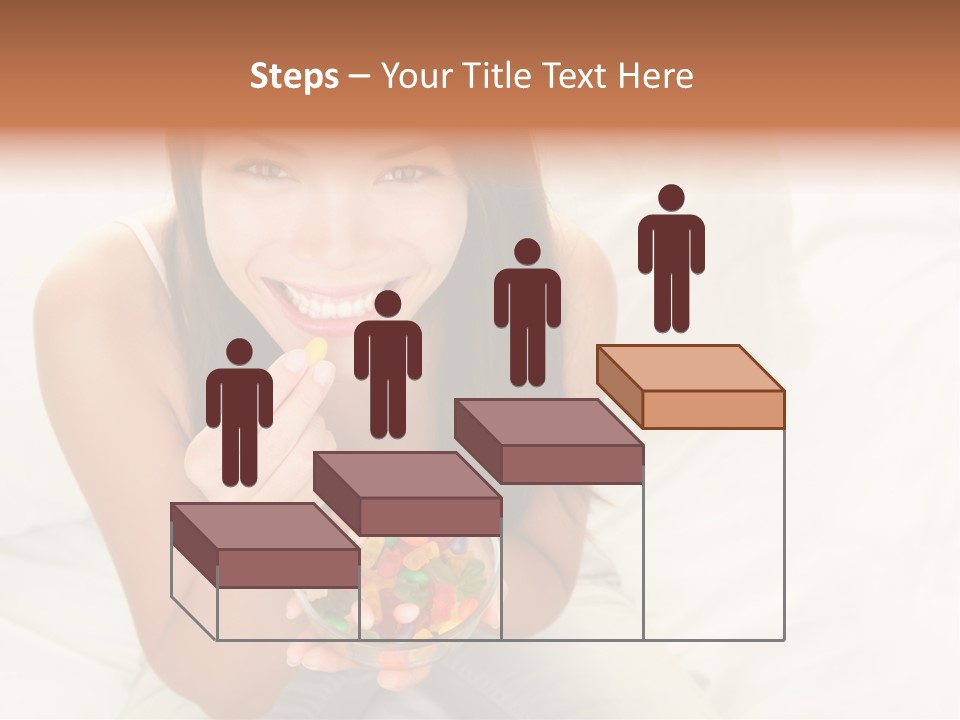 Top Candy Female PowerPoint Template