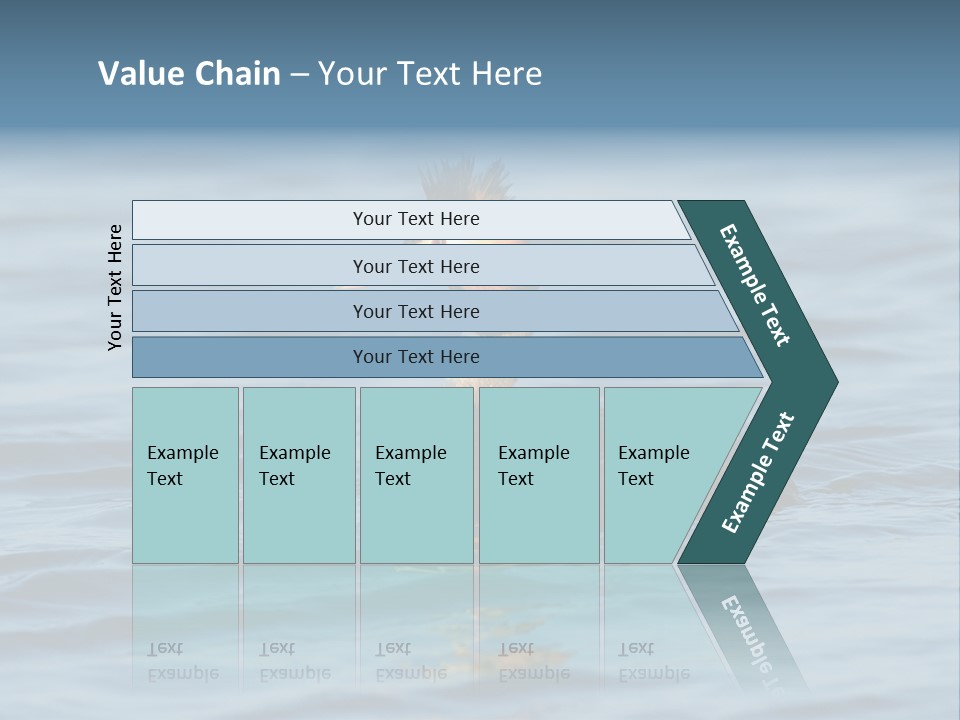 Reflection Outdoor Waterfowl PowerPoint Template