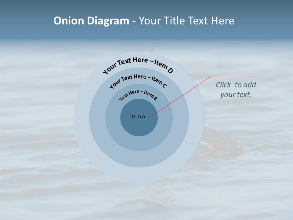 Reflection Outdoor Waterfowl PowerPoint Template