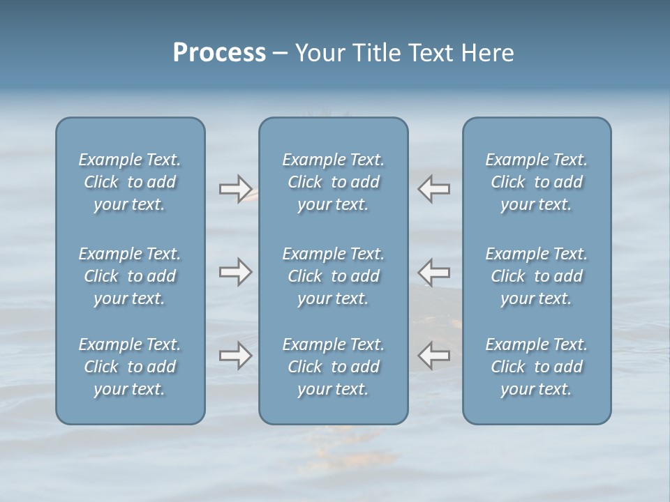 Reflection Outdoor Waterfowl PowerPoint Template