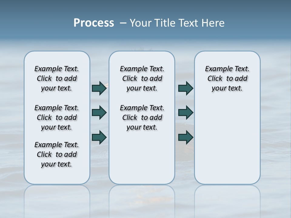 Reflection Outdoor Waterfowl PowerPoint Template