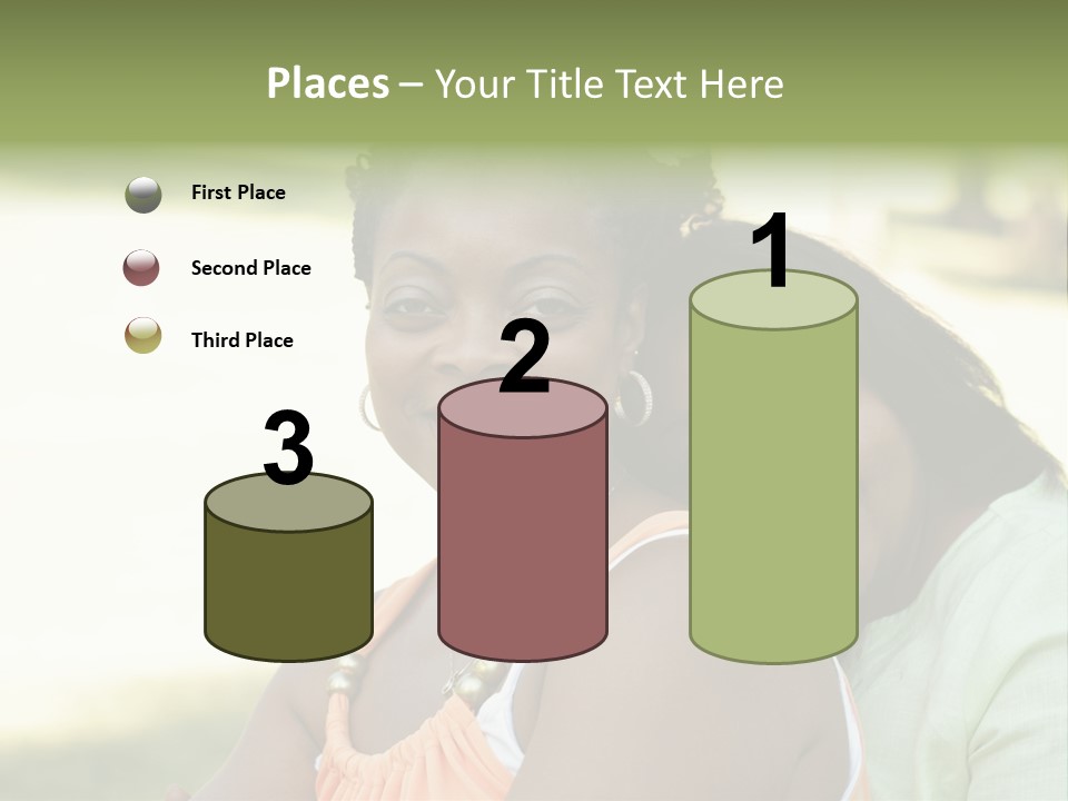 Two African Closeness PowerPoint Template