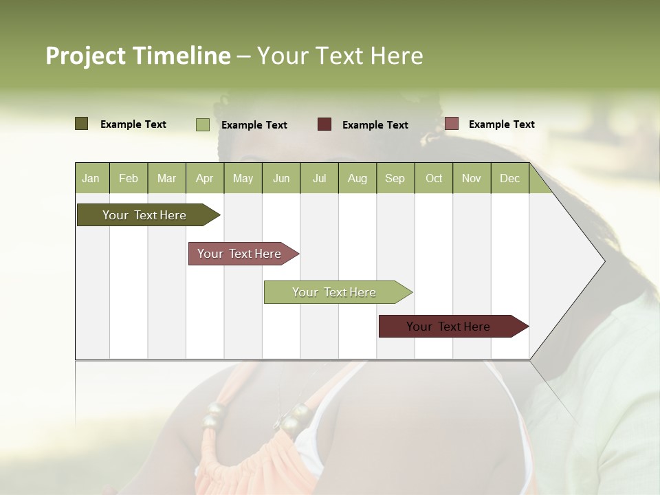 Two African Closeness PowerPoint Template