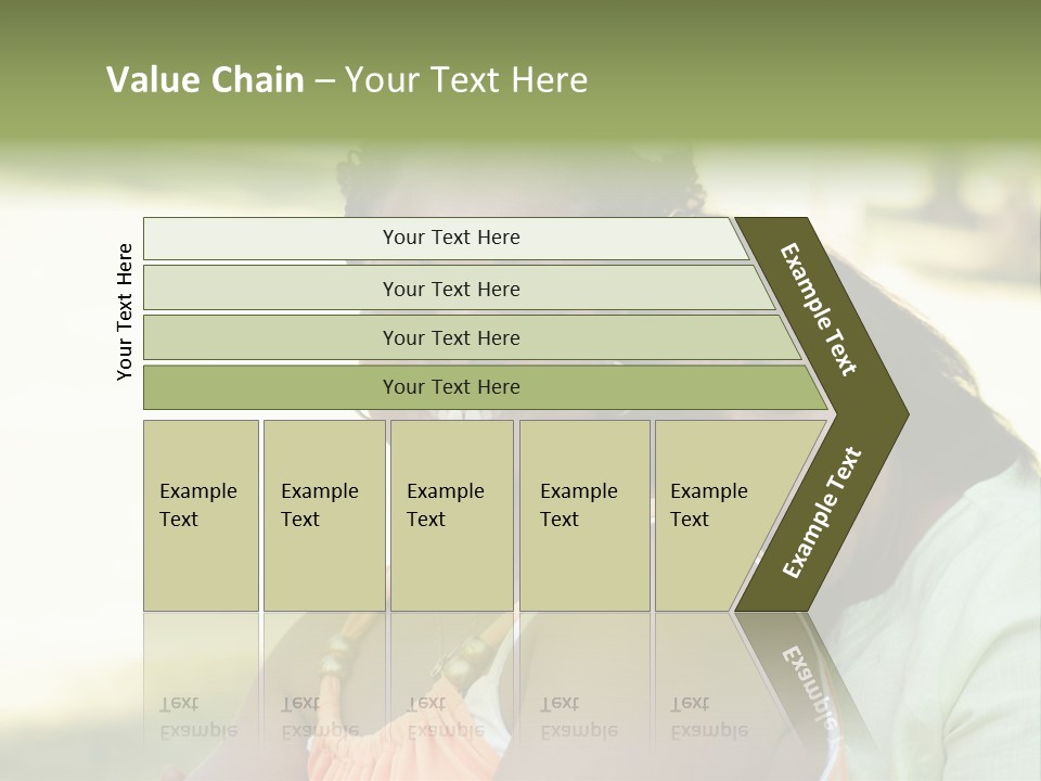 Two African Closeness PowerPoint Template