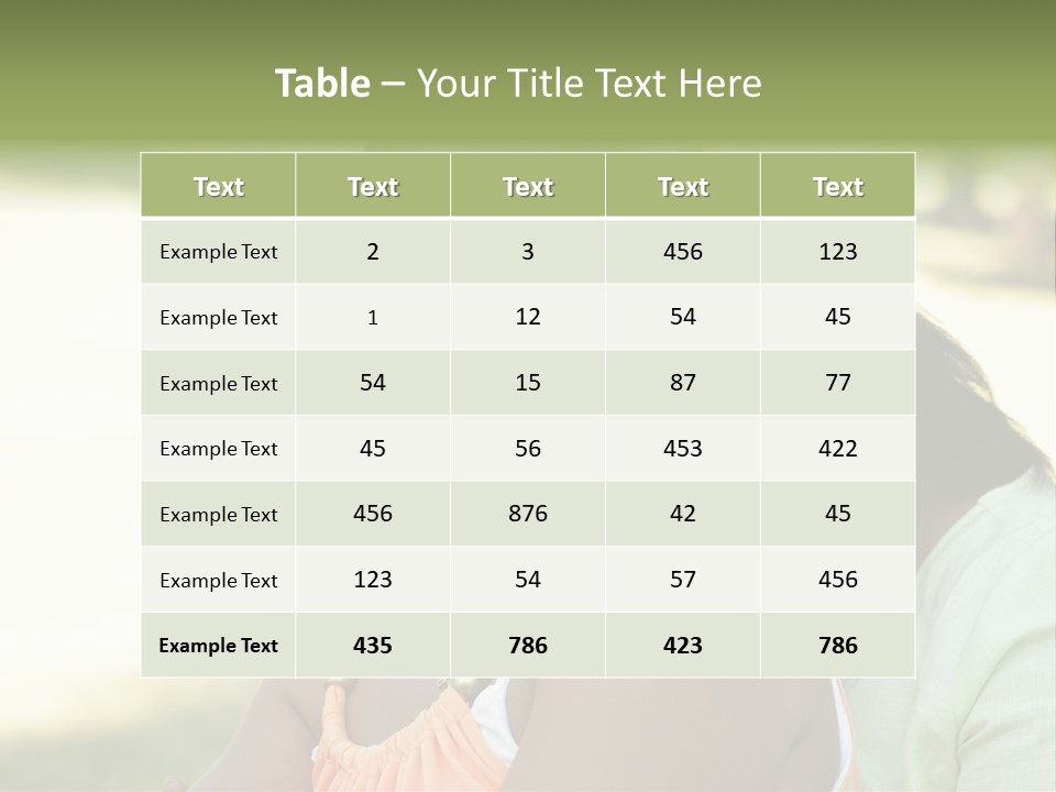 Two African Closeness PowerPoint Template