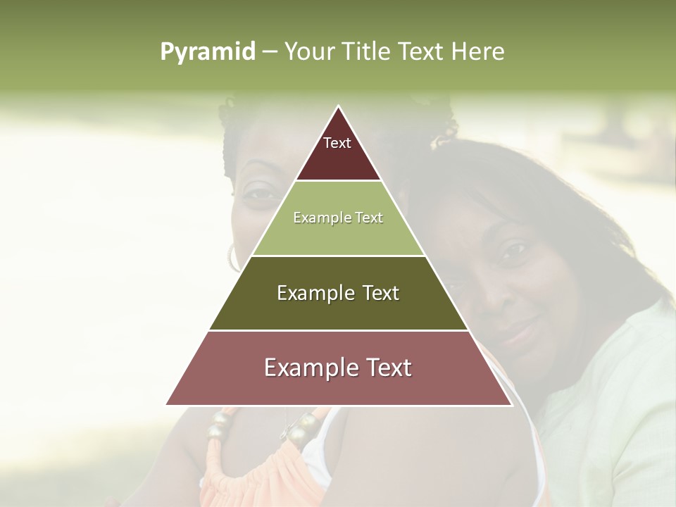 Two African Closeness PowerPoint Template