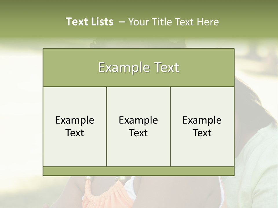 Two African Closeness PowerPoint Template