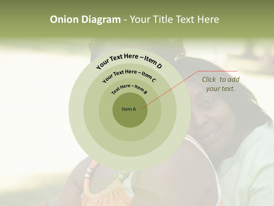 Two African Closeness PowerPoint Template