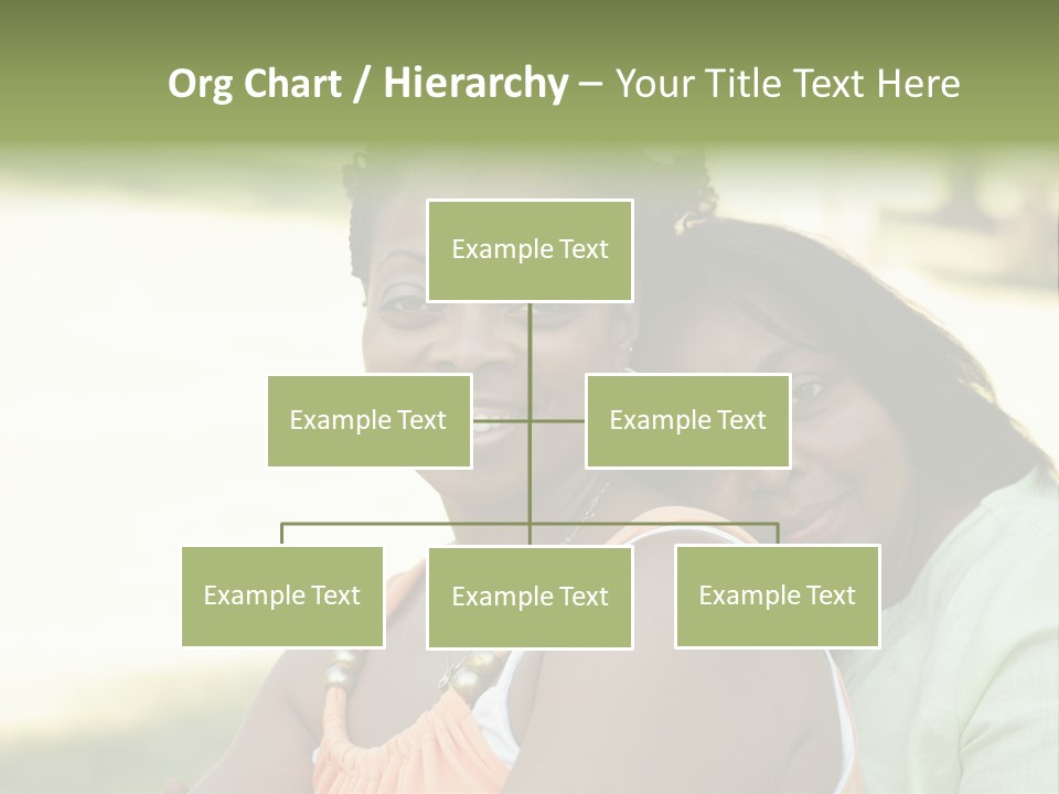 Two African Closeness PowerPoint Template