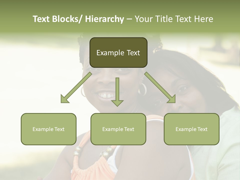 Two African Closeness PowerPoint Template