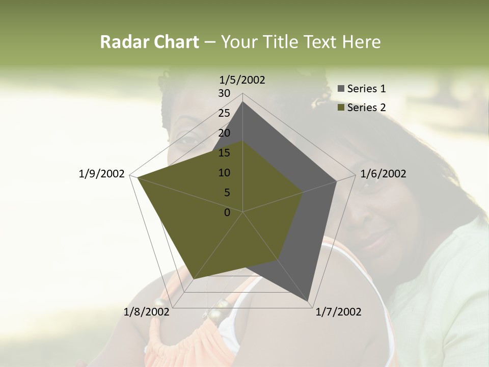 Two African Closeness PowerPoint Template