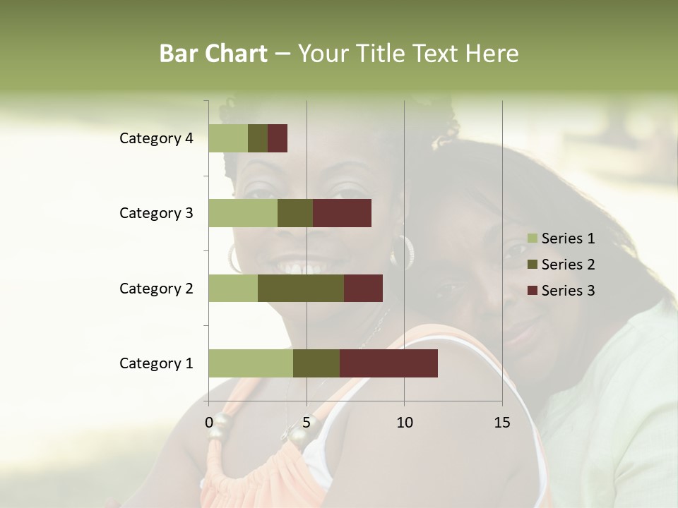 Two African Closeness PowerPoint Template