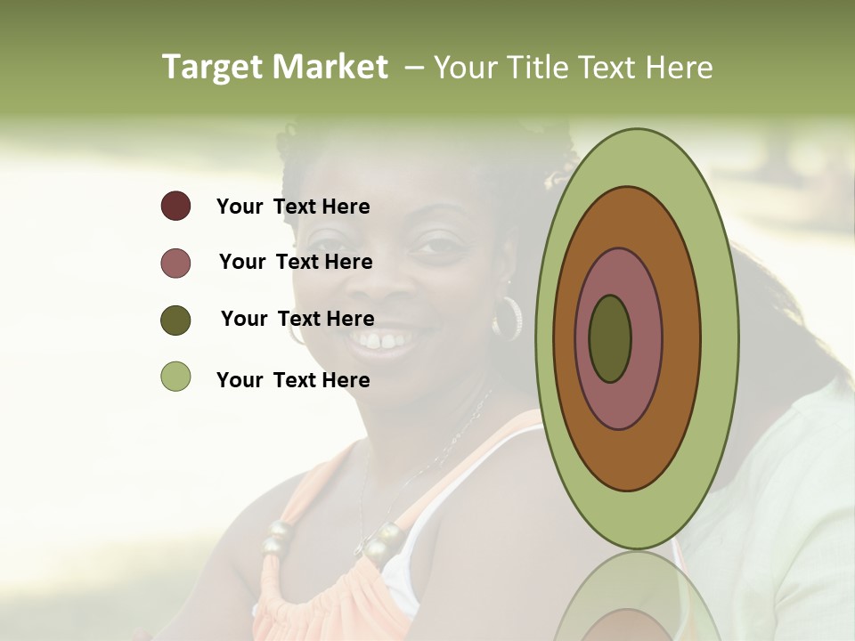 Two African Closeness PowerPoint Template