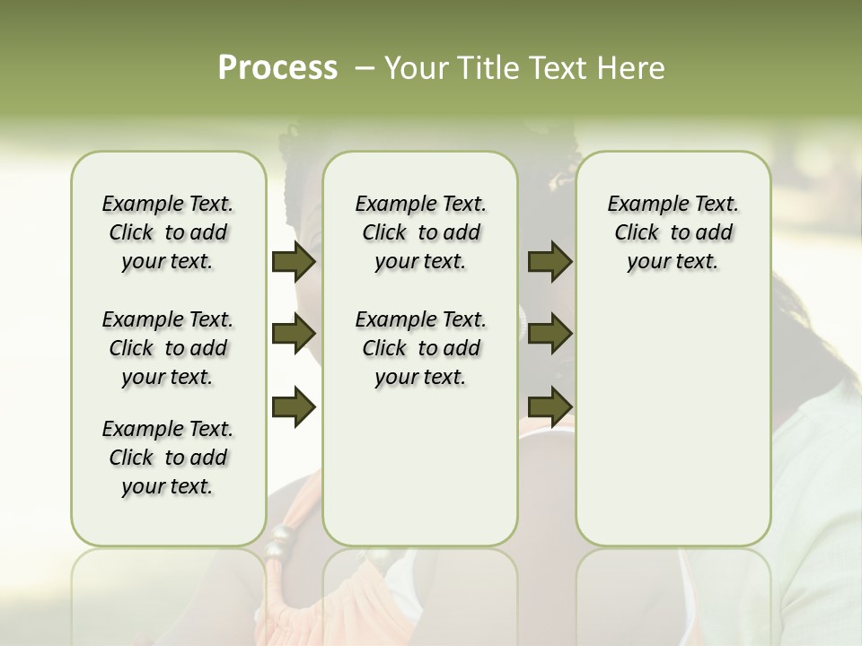 Two African Closeness PowerPoint Template