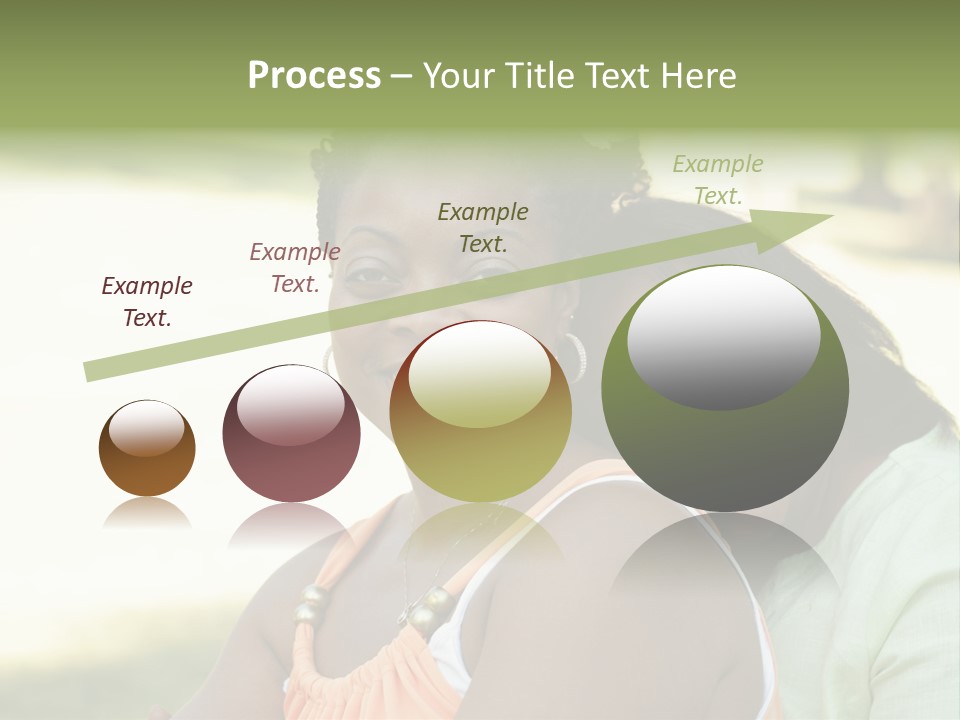 Two African Closeness PowerPoint Template