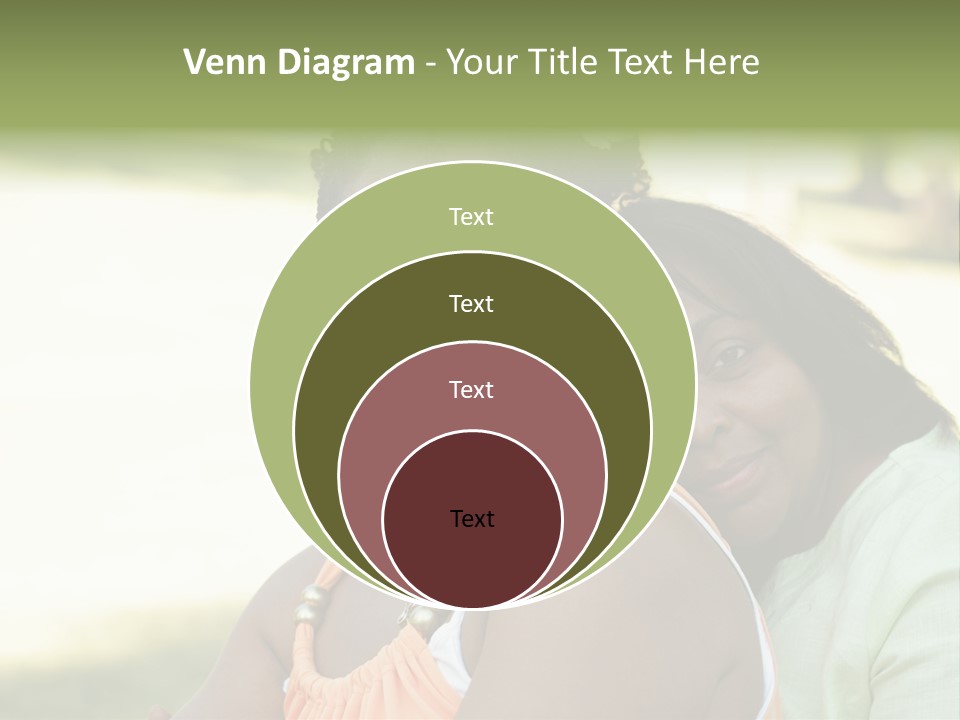 Two African Closeness PowerPoint Template