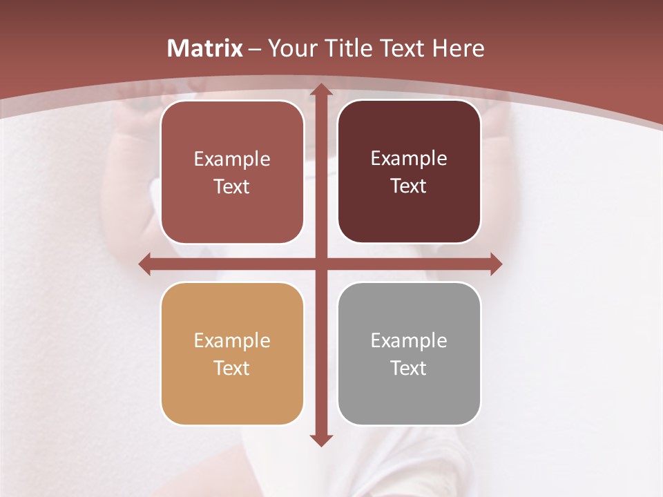 Youth Green Baby PowerPoint Template