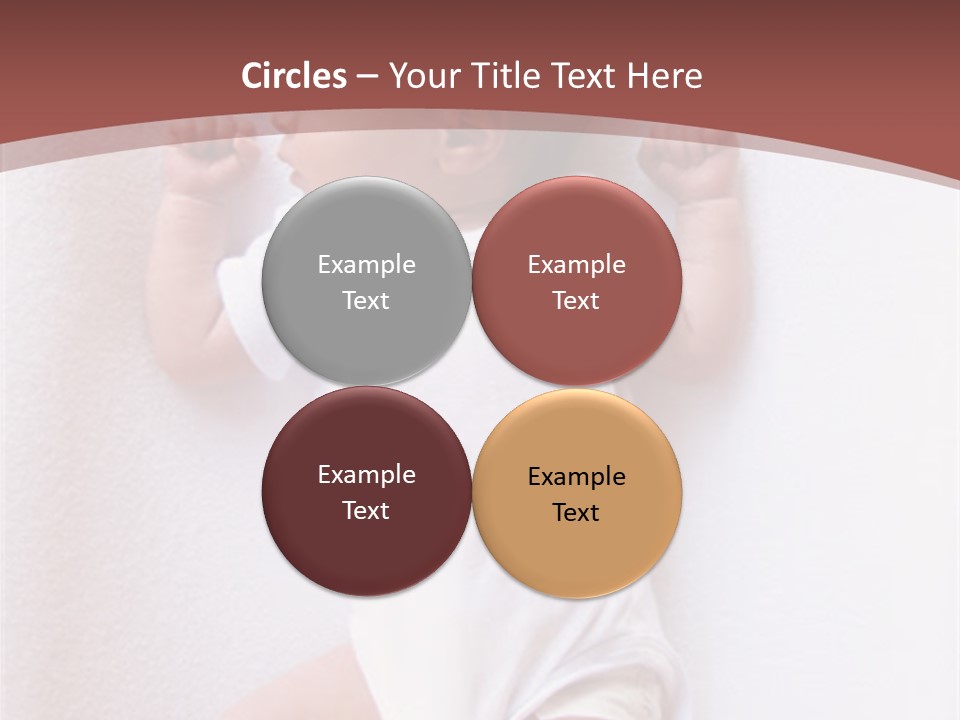 Youth Green Baby PowerPoint Template