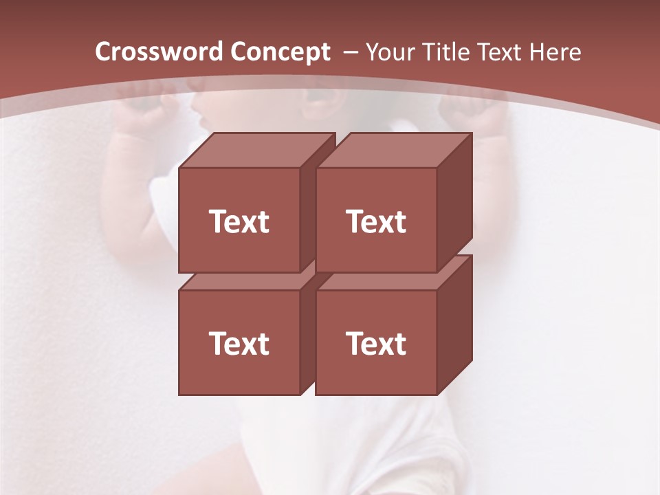 Youth Green Baby PowerPoint Template