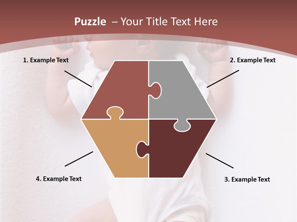 Youth Green Baby PowerPoint Template