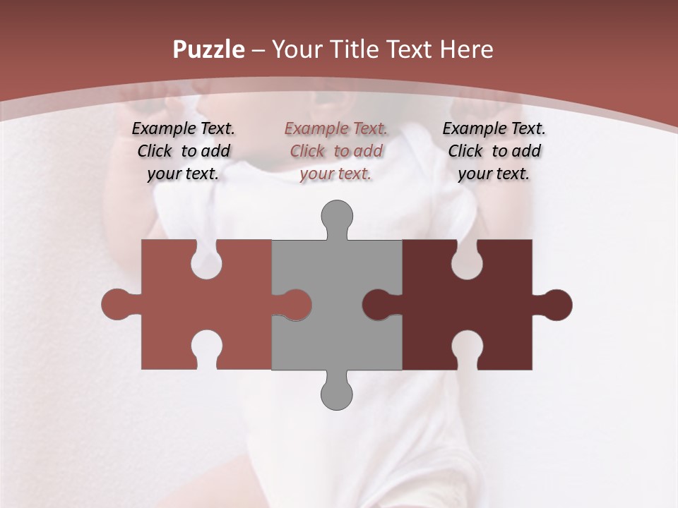 Youth Green Baby PowerPoint Template