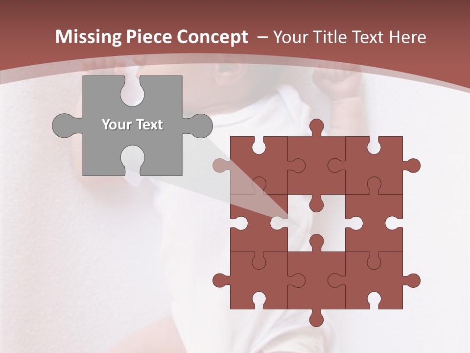 Youth Green Baby PowerPoint Template