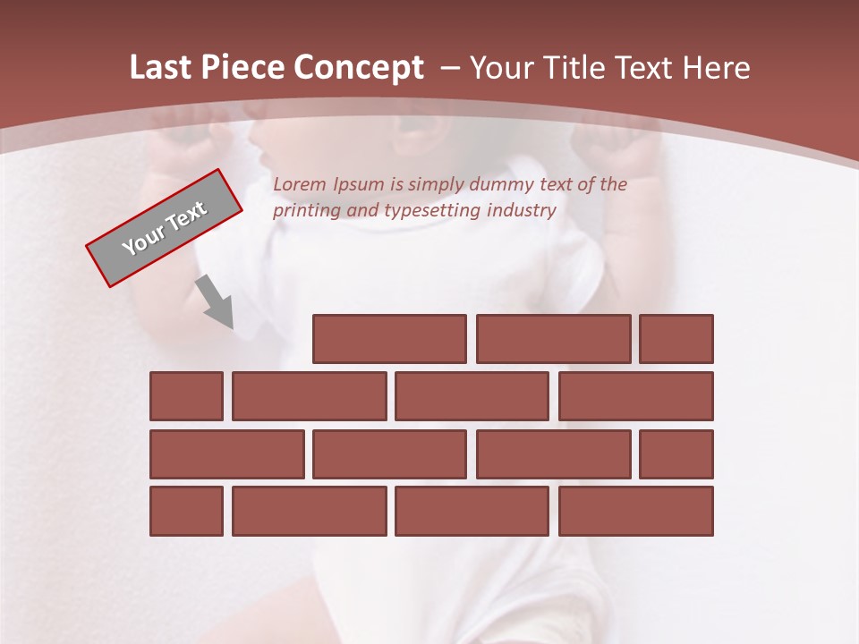 Youth Green Baby PowerPoint Template