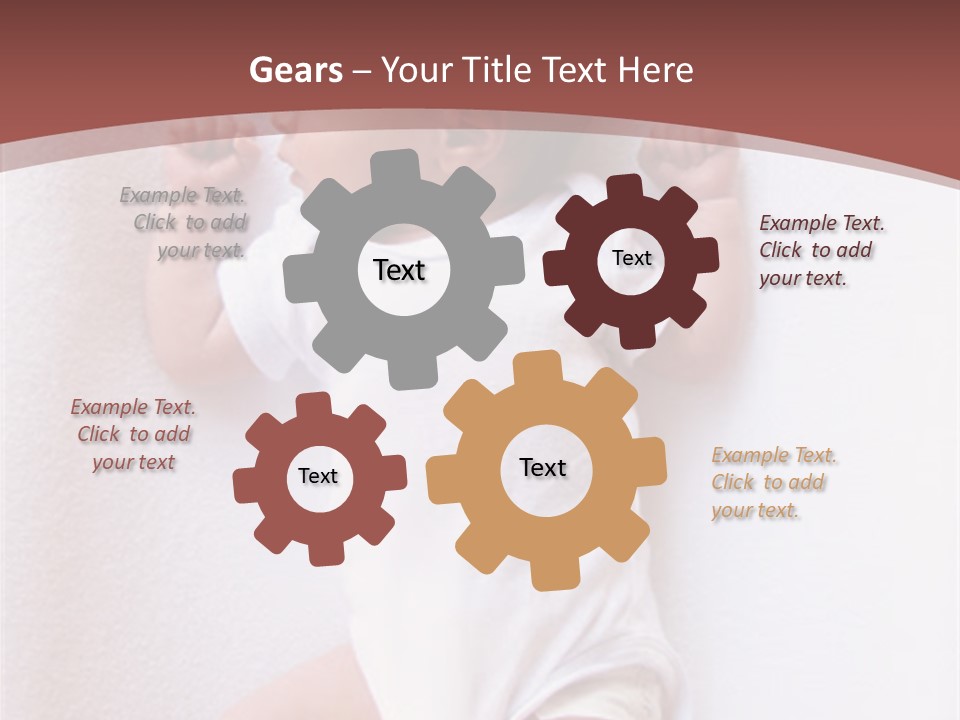 Youth Green Baby PowerPoint Template