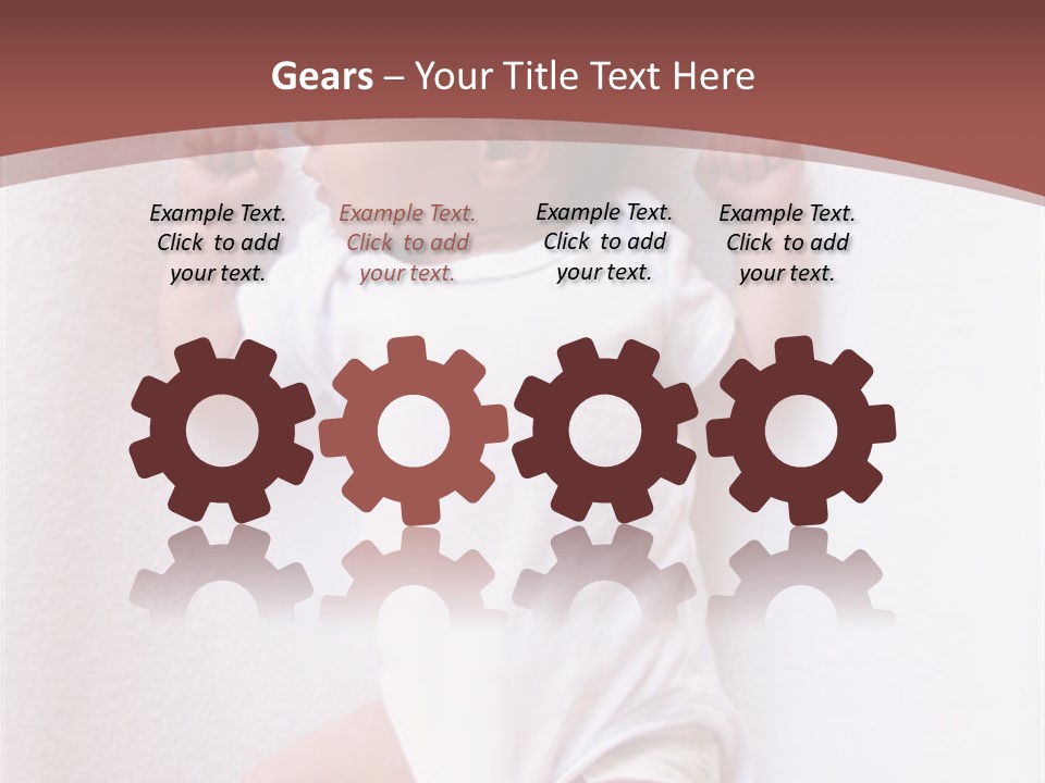 Youth Green Baby PowerPoint Template