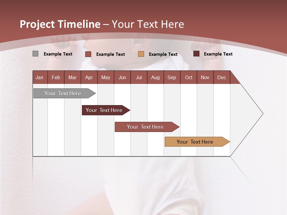 Youth Green Baby PowerPoint Template