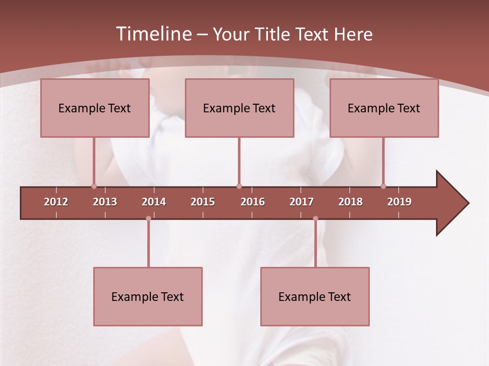 Youth Green Baby PowerPoint Template
