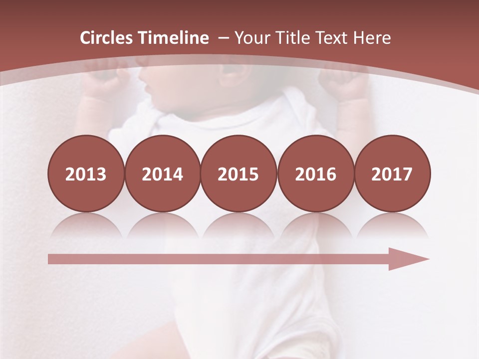 Youth Green Baby PowerPoint Template