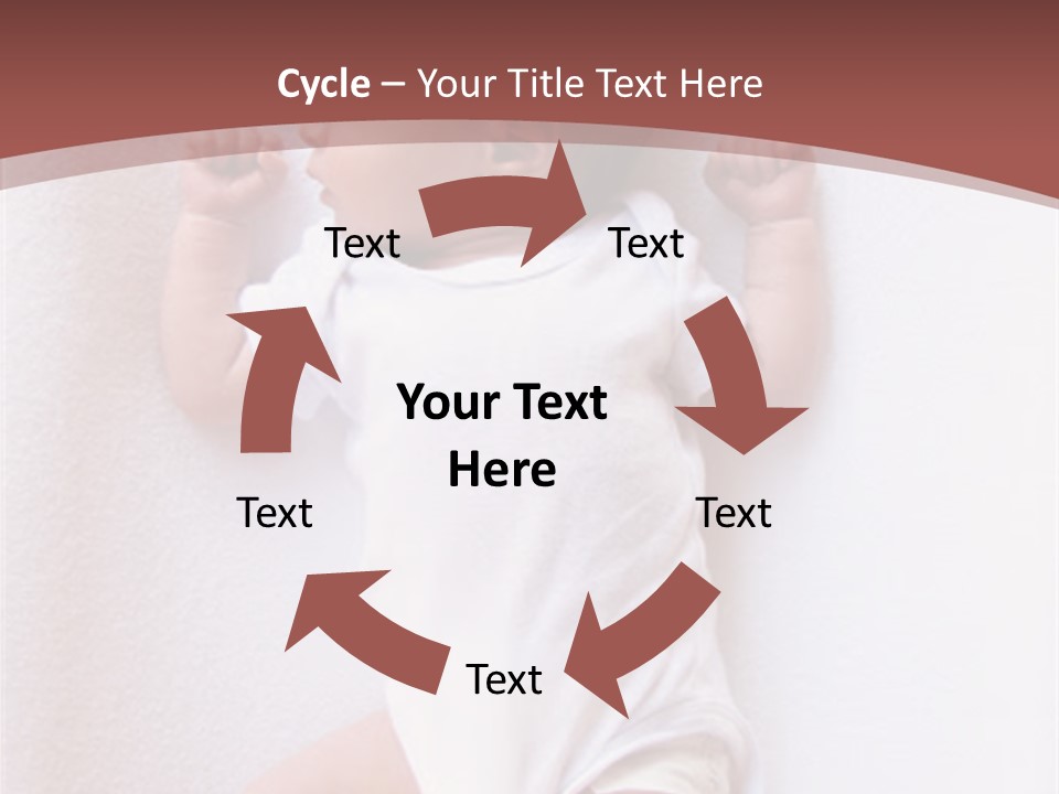 Youth Green Baby PowerPoint Template