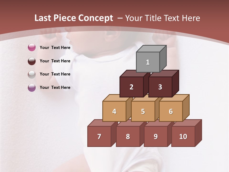 Youth Green Baby PowerPoint Template