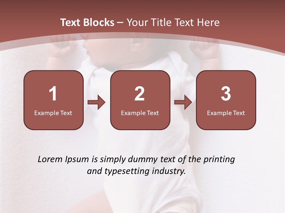 Youth Green Baby PowerPoint Template