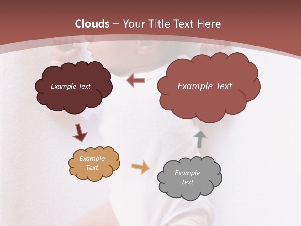Youth Green Baby PowerPoint Template