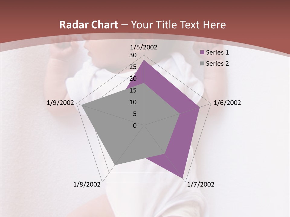 Youth Green Baby PowerPoint Template