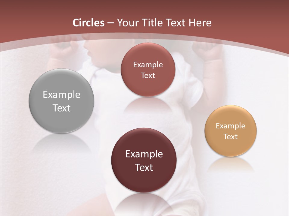 Youth Green Baby PowerPoint Template