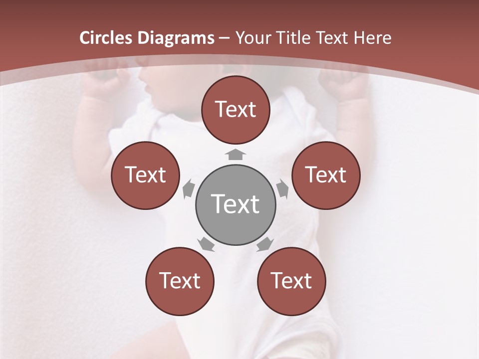 Youth Green Baby PowerPoint Template