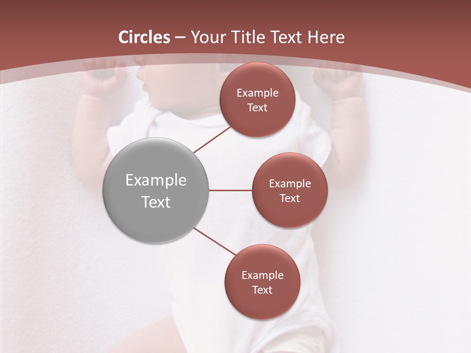 Youth Green Baby PowerPoint Template