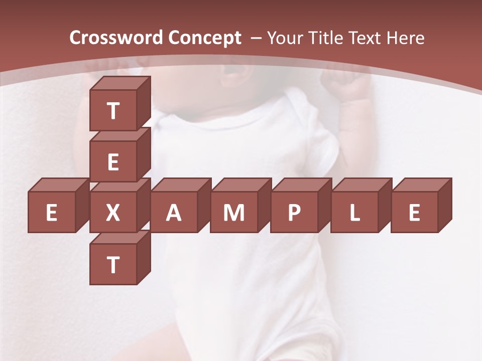 Youth Green Baby PowerPoint Template