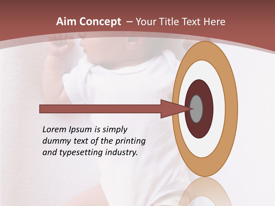 Youth Green Baby PowerPoint Template