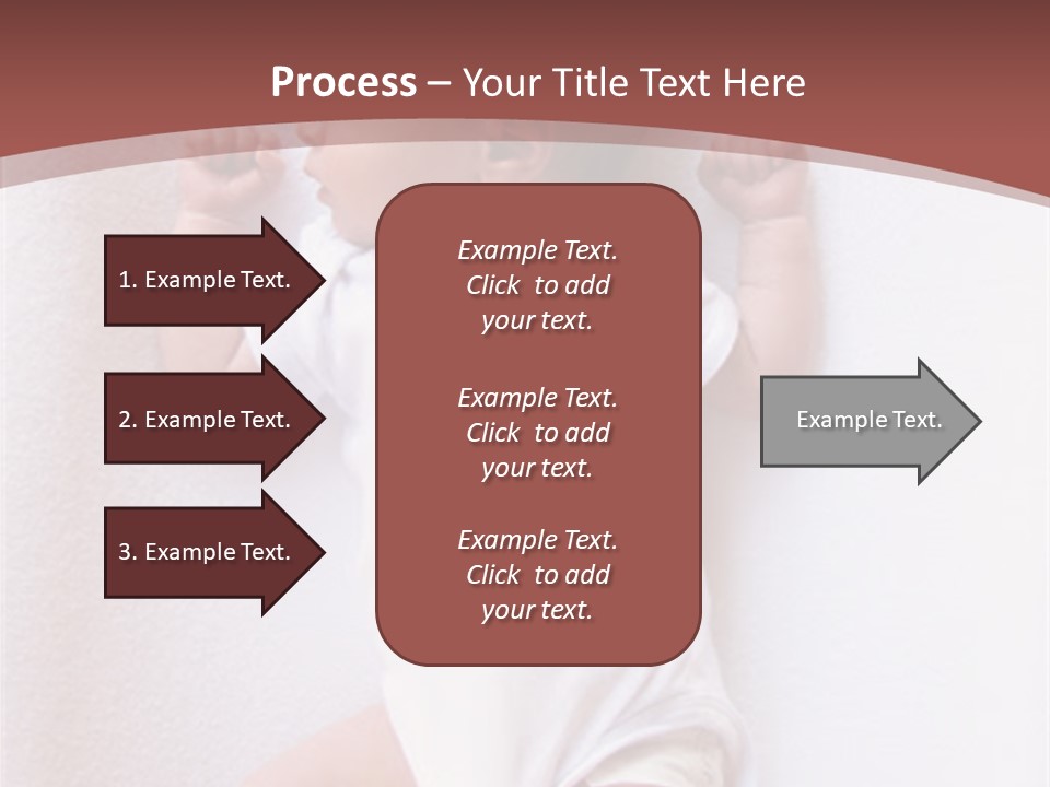 Youth Green Baby PowerPoint Template