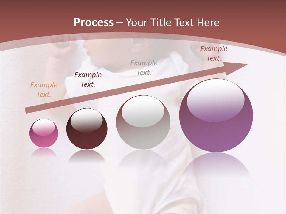 Youth Green Baby PowerPoint Template